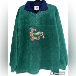 “ traditional craft wear” made in Ireland quarter zip fleece pullover